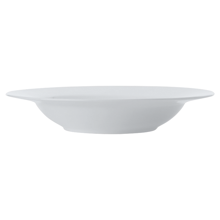 Cashmere Rim Soup Bowl - White