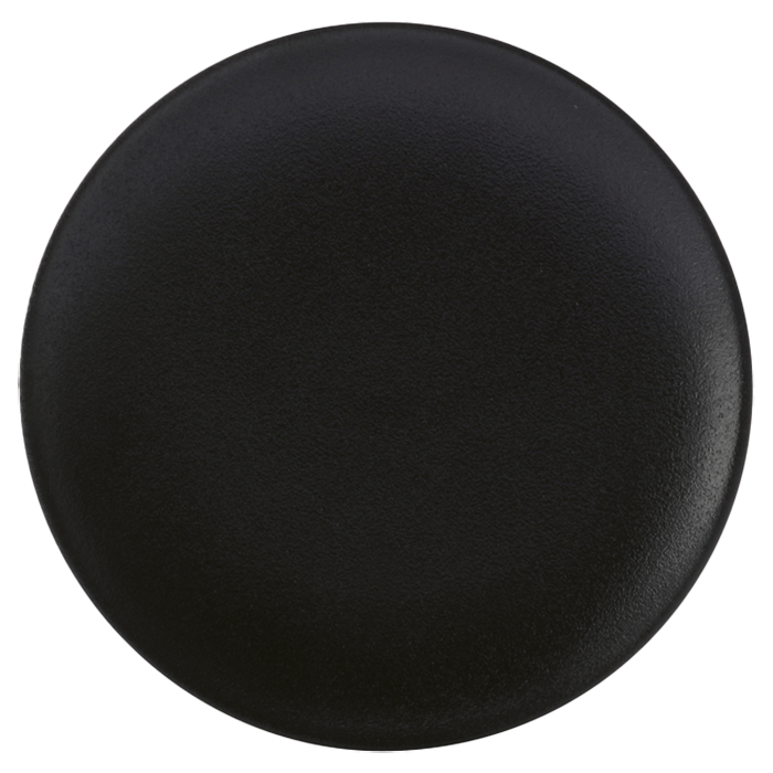 Caviar Coupe Plate - Black