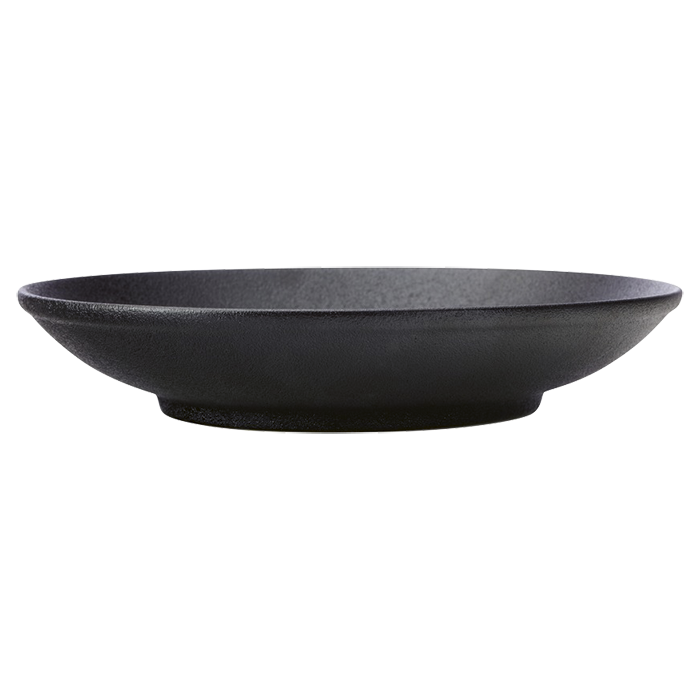 Caviar Footed Bowl - Black