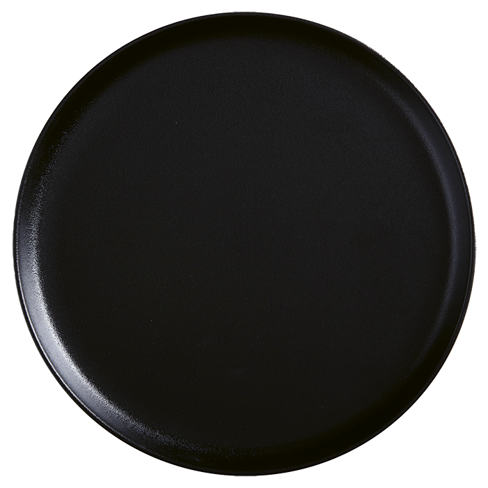 Caviar High Rim Platter - Black