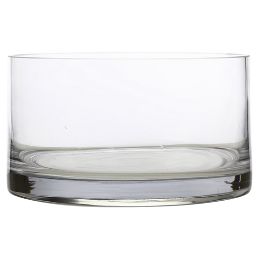 Diamante Cylindrical Salad Bowl - Clear