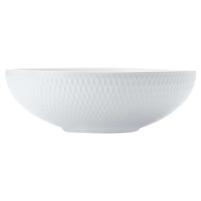White Basics Diamonds Coupe Bowl - White