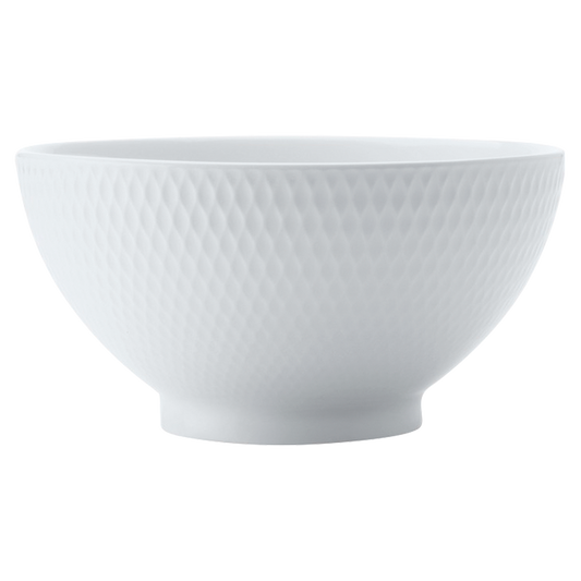 White Basics Diamonds Rice Bowl
