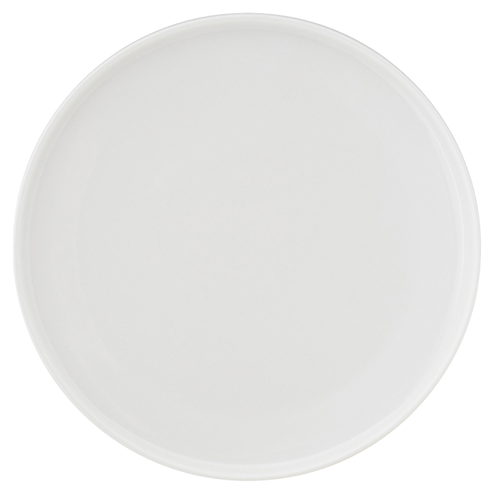 White Basics High Rim Plate - White