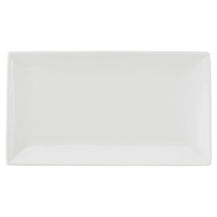 White Basics Rectangular Platter - White
