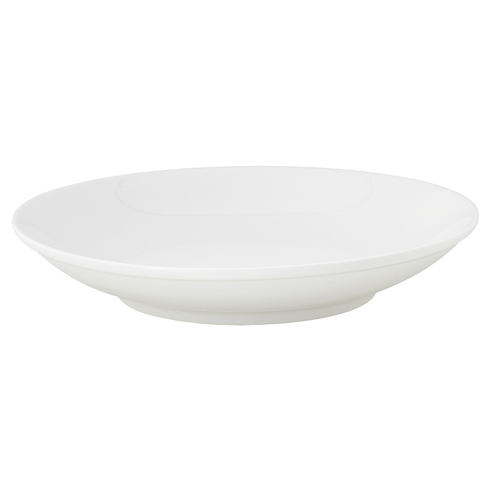 White Basics Shallow Bowl - White