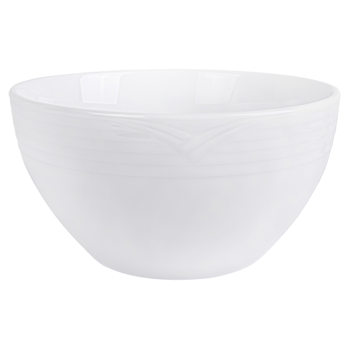 Arctic White Round Bowl - White
