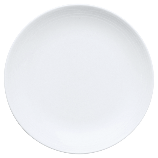 Arctic White Coupe Plate - White