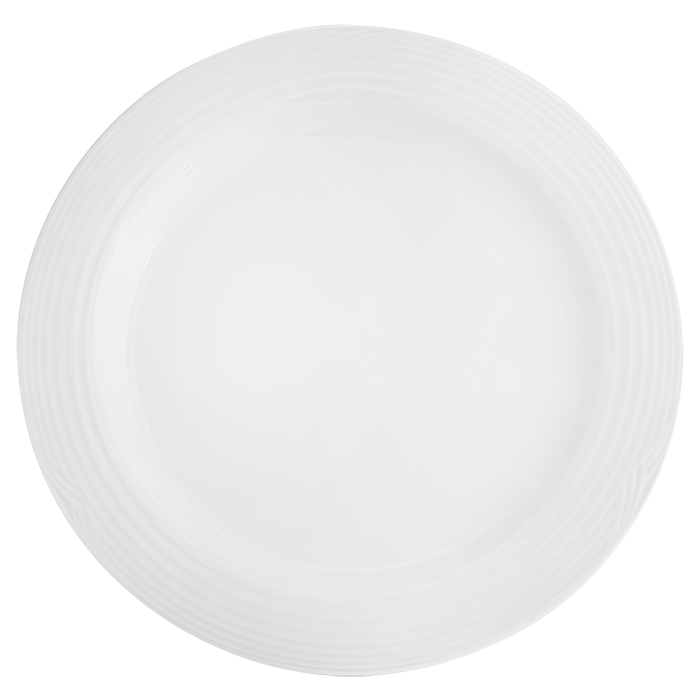 Arctic White Dinner Plate - White