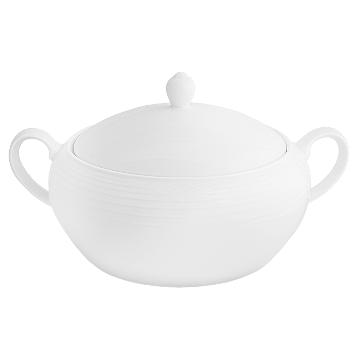 Arctic White Vegetable Dish - White