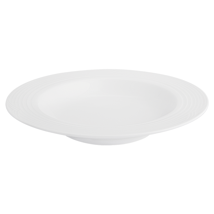 Arctic White Pasta Plate - White