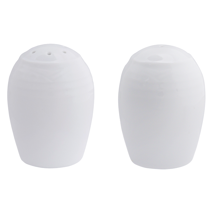 Arctic White Salt and Pepper Set - White