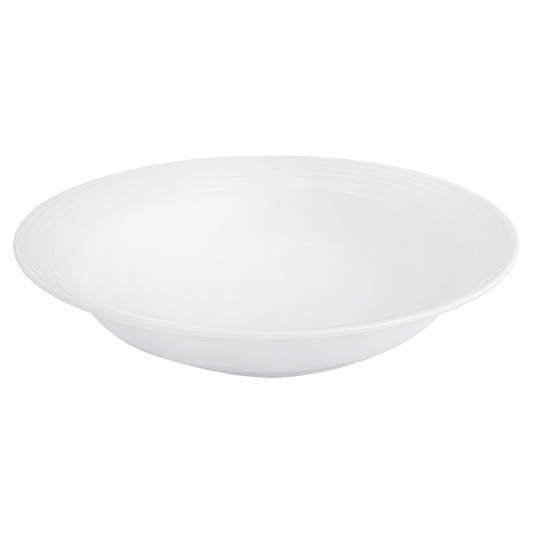 Arctic White Soup Plate - White