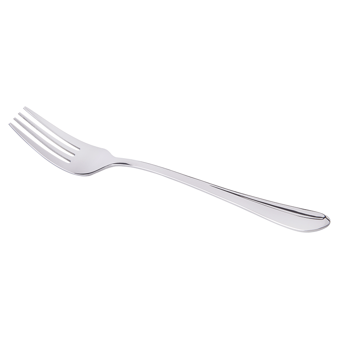 Baguette Dessert Fork - Silver