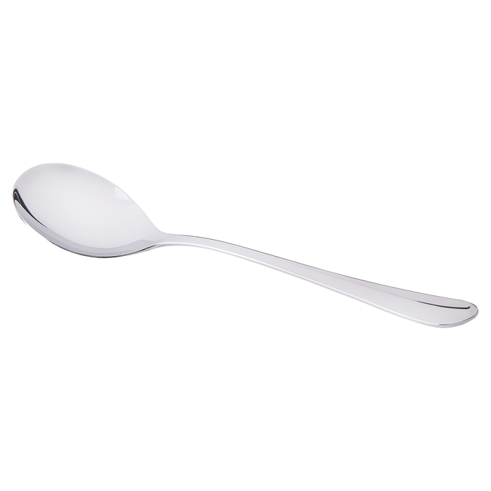 Baguette Soup Spoon - Silver