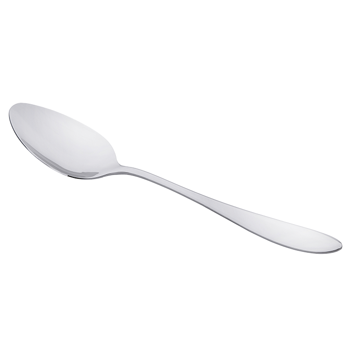 Teardrop Dessert Spoon - Silver