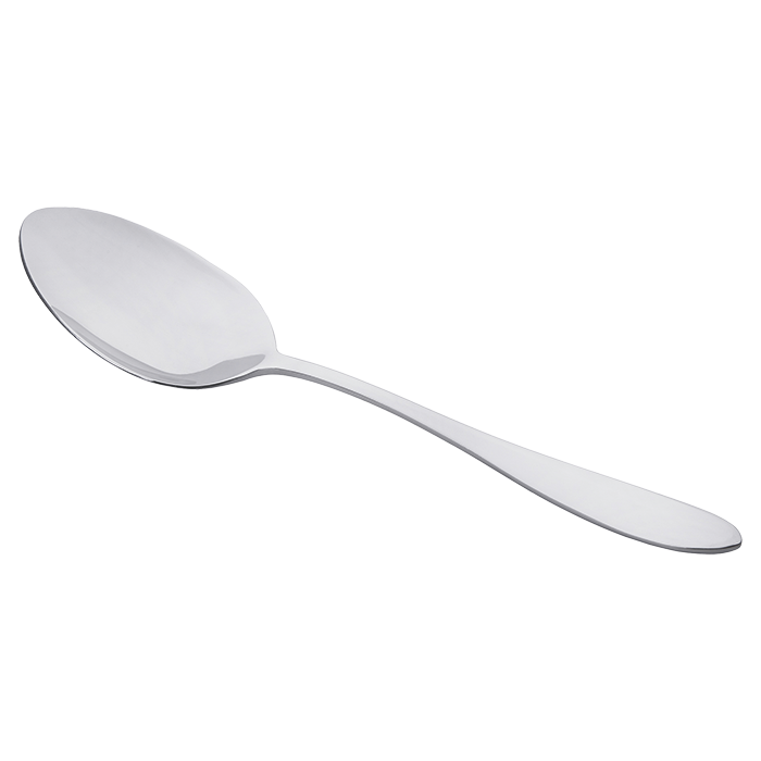 Teardrop Serving Spoon - Silver