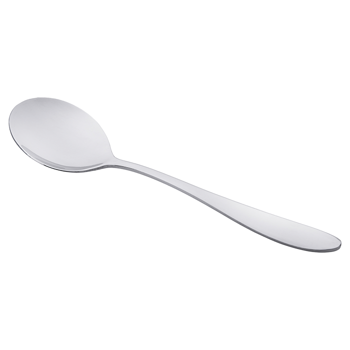 Teardrop Soup Spoon - Silver