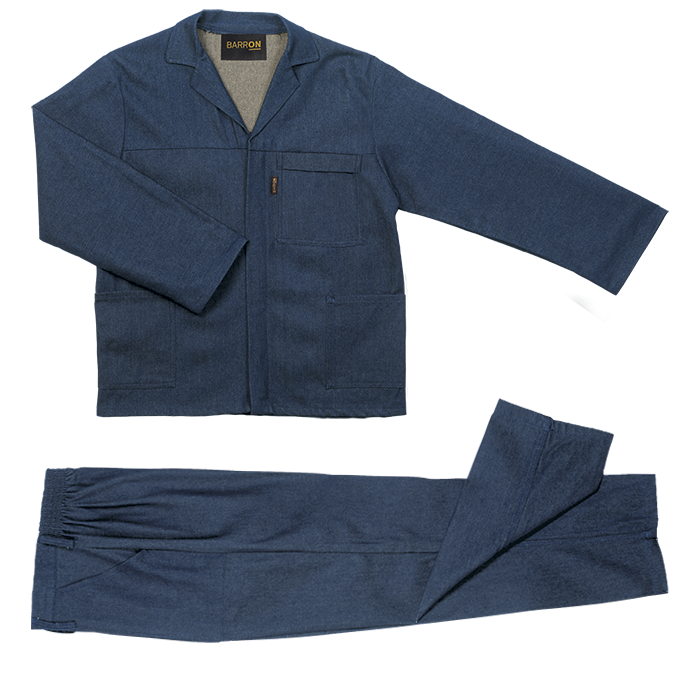 Barron Budget 100% Cotton Conti Suit - Denim Blue