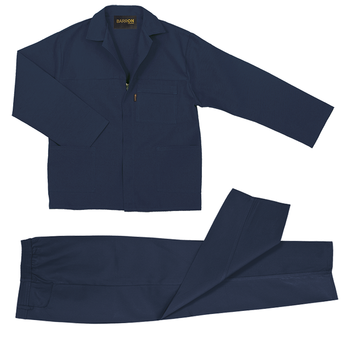 Barron Budget 100% Cotton Conti Suit - Navy