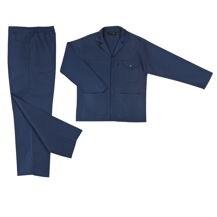 Barron Supreme 100% Cotton Conti Suit - Navy