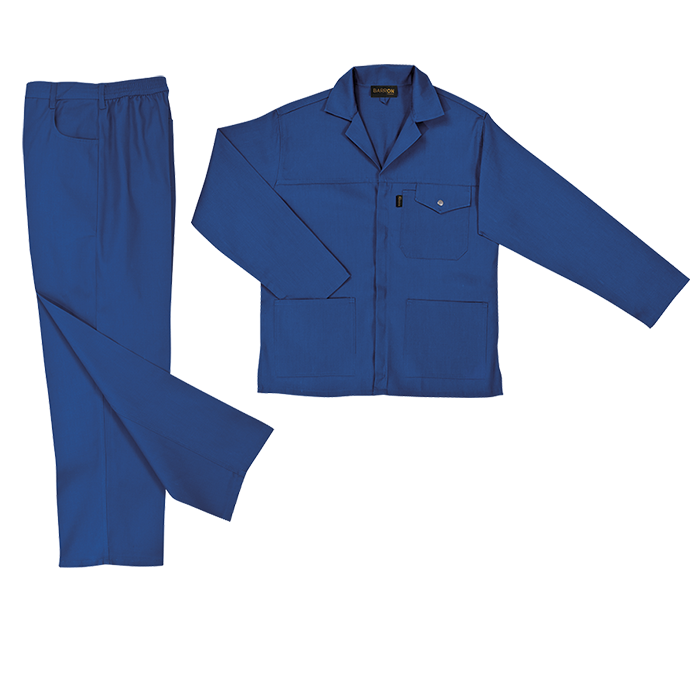 Barron Supreme 100% Cotton Conti Suit - Royal