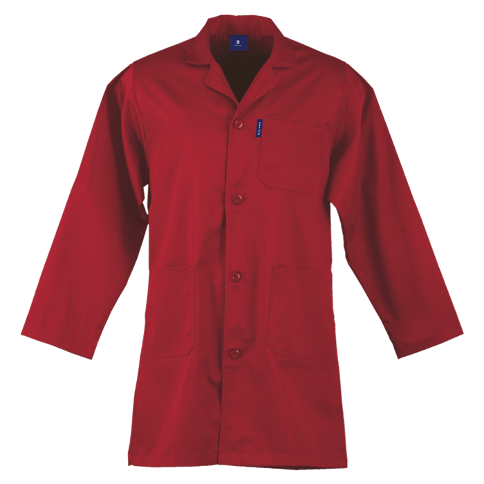 Barron Poly Cotton Dust Coat - Red