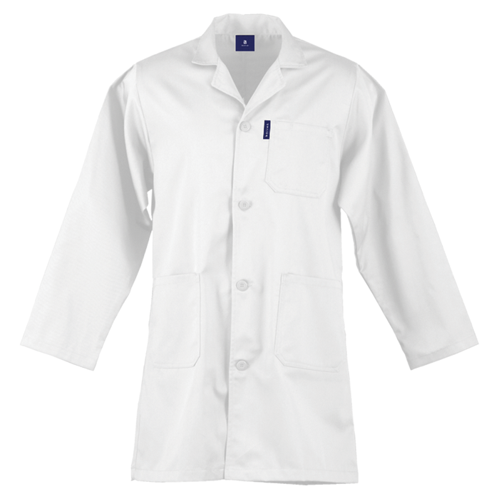 Barron Poly Cotton Dust Coat - White