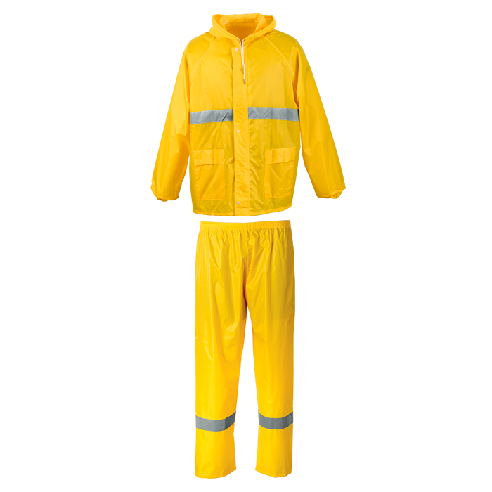 Contract Reflective Rain Suit - Yellow/Reflect