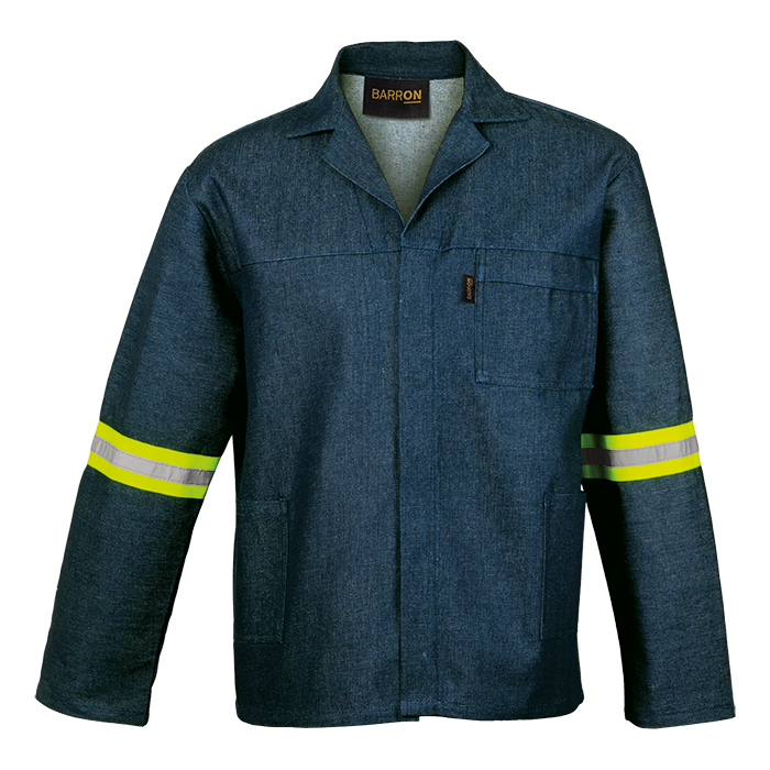 Barron Budget 100% Cotton Conti Suit with Reflective - Denim Blue