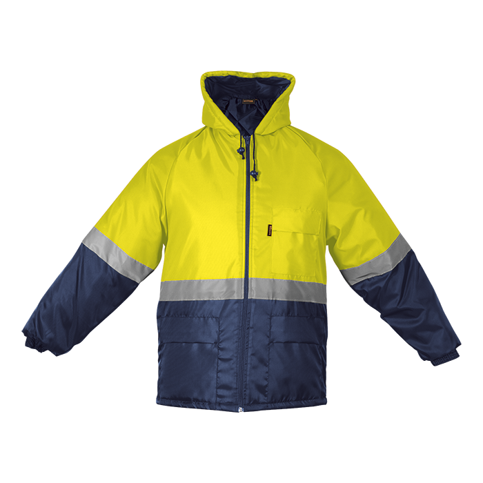 Two Tone Ground Zero Jacket - Navy/Yellow
