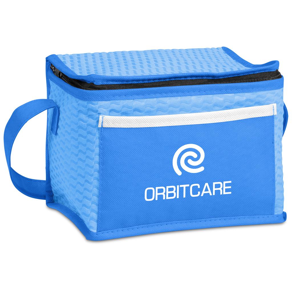 Brighton Non-Woven 6-Can Cooler - CYAN