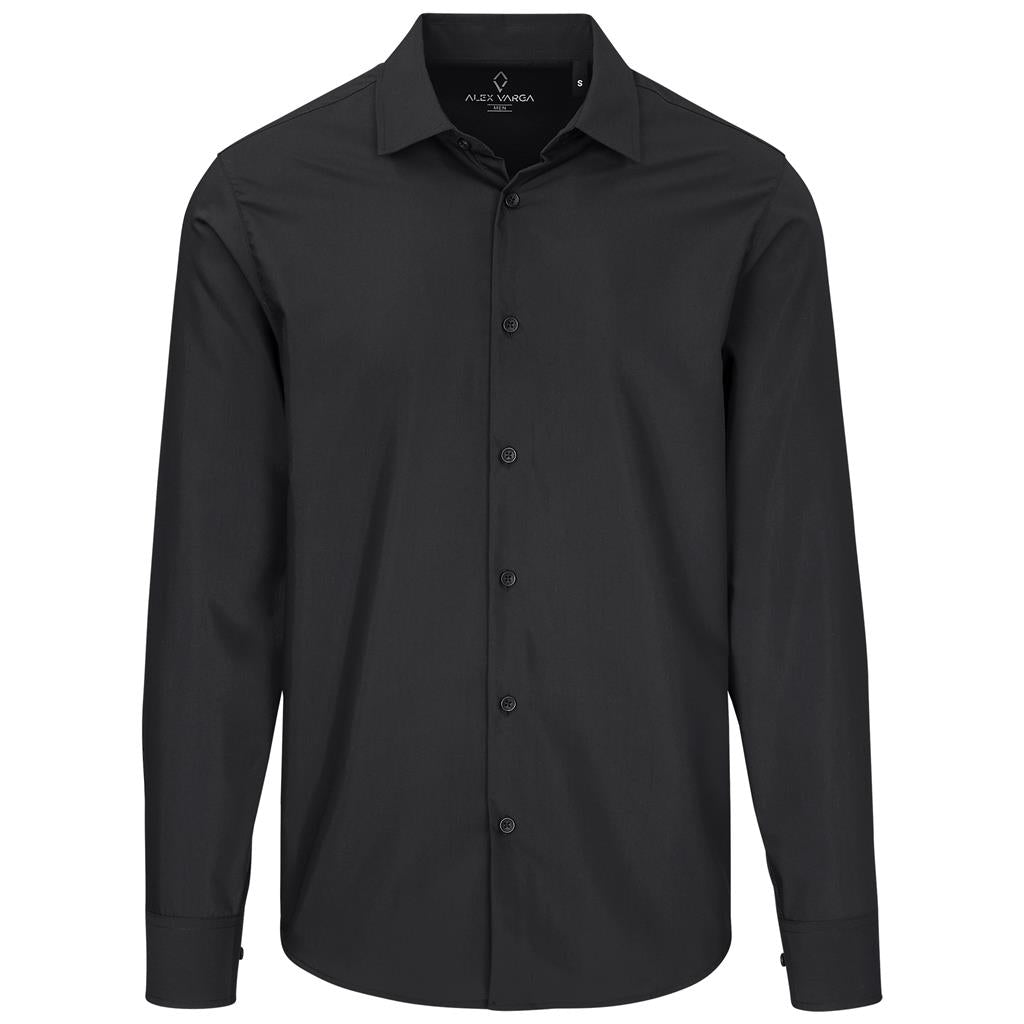 Mens Long Sleeve Alex Varga Hallstatt Shirt - BLACK