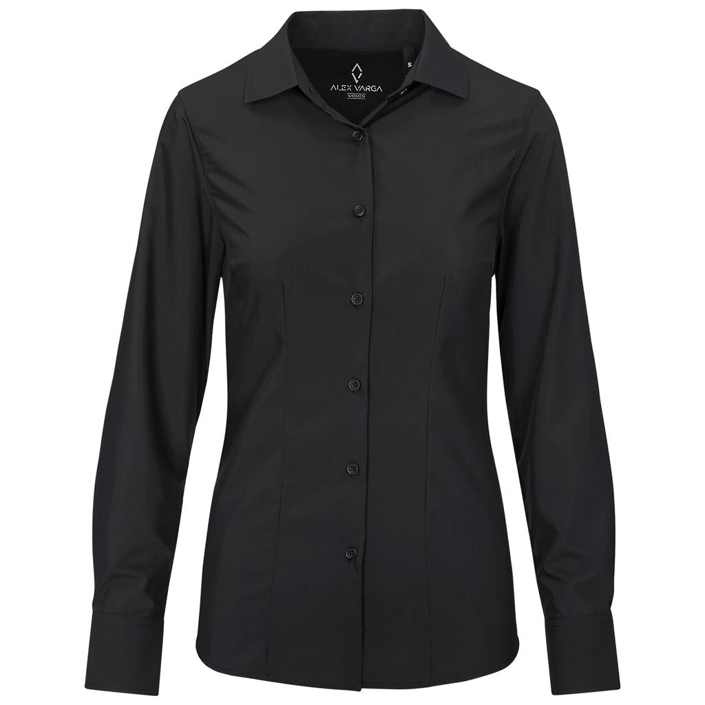 Ladies Long Sleeve Alex Varga Hallstatt Shirt - BLACK