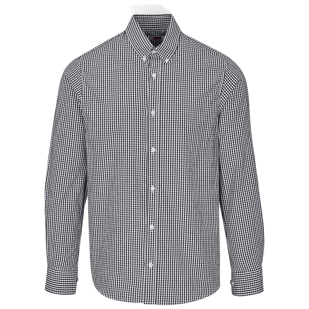 Mens Long Sleeve Ashford Shirt - BLACK