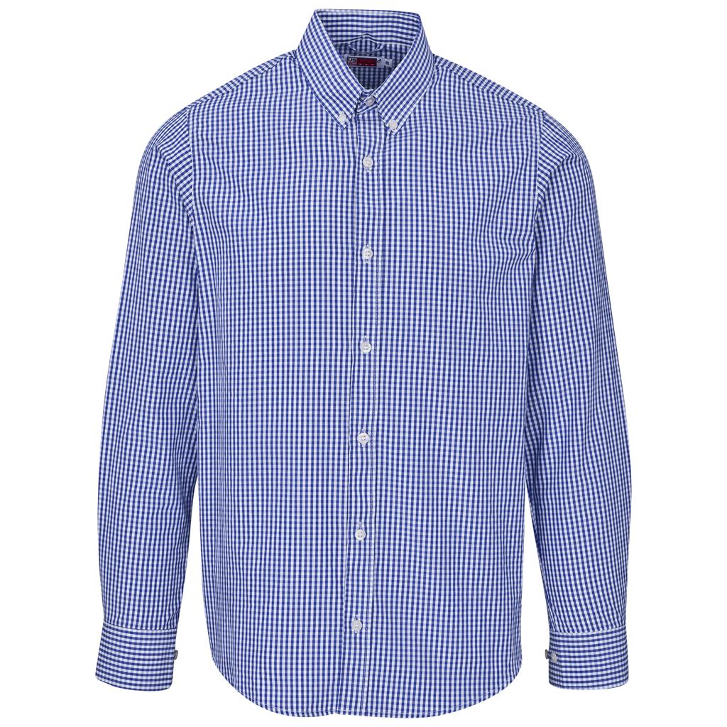 Mens Long Sleeve Ashford Shirt - BLUE