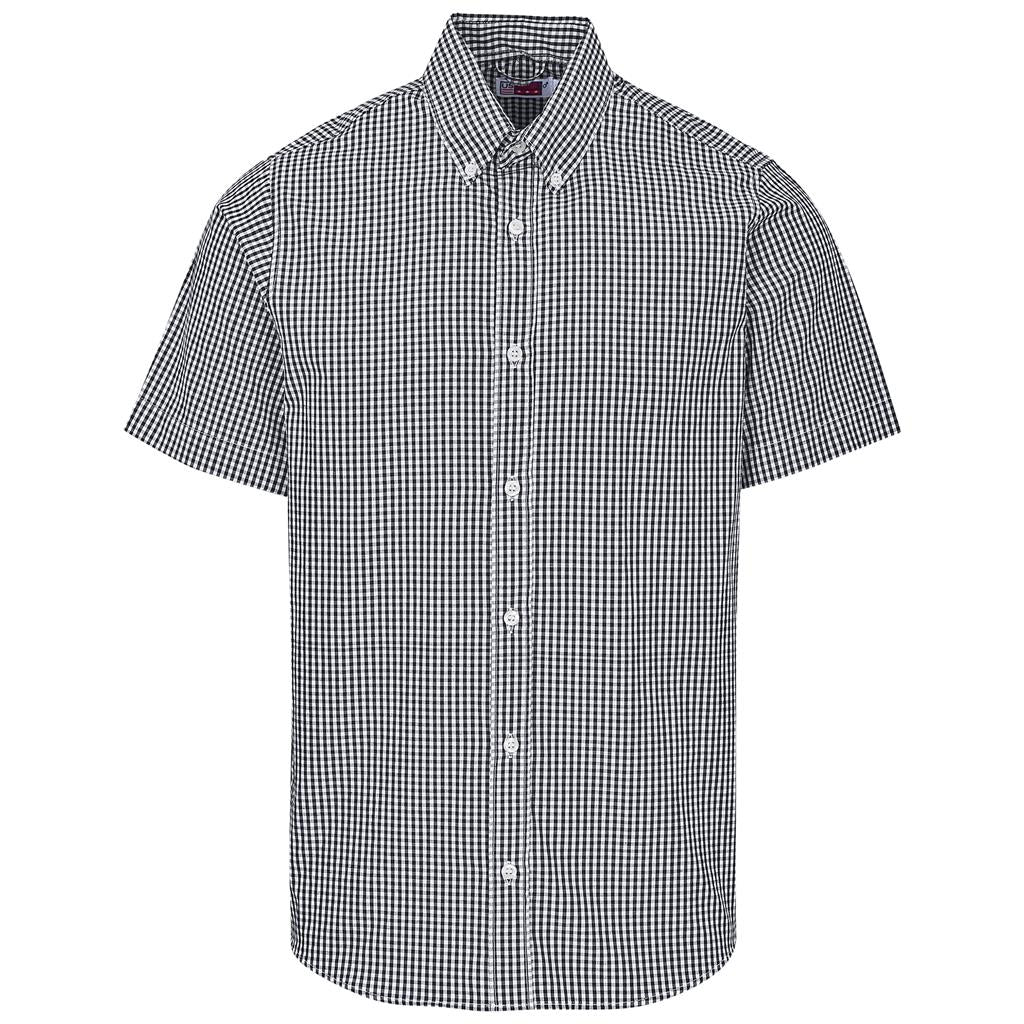 Mens Short Sleeve Ashford Shirt - BLACK