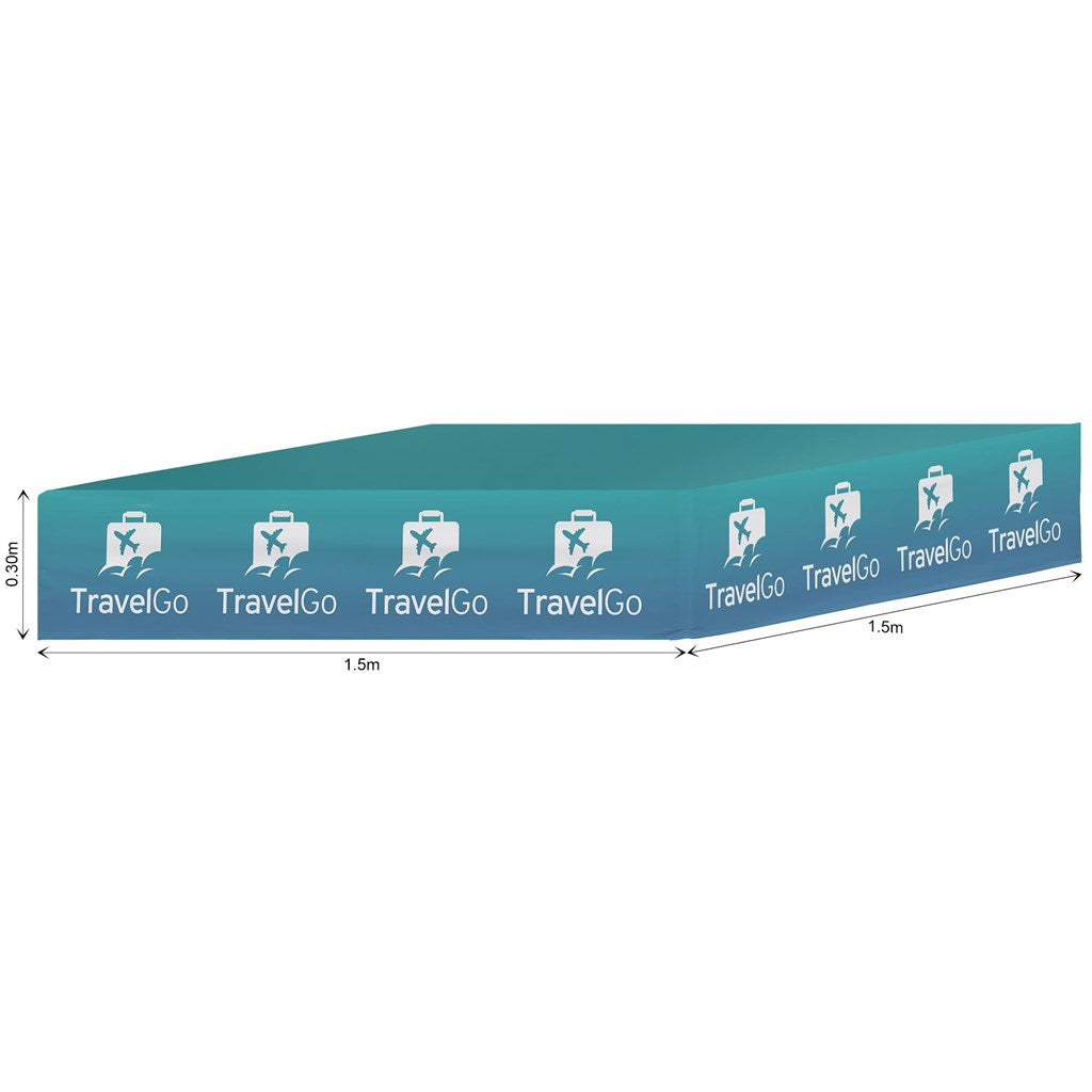 Ovation Sublimated Gazebo 1.5m X 1.5m - Roof (Excludes Hardware)