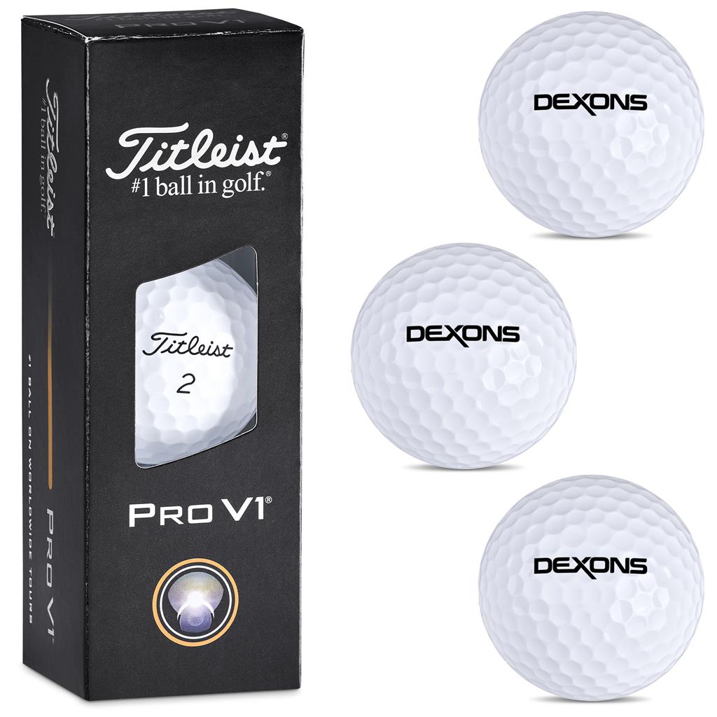 Titleist ProV1 Golf Balls Sleeve of 3