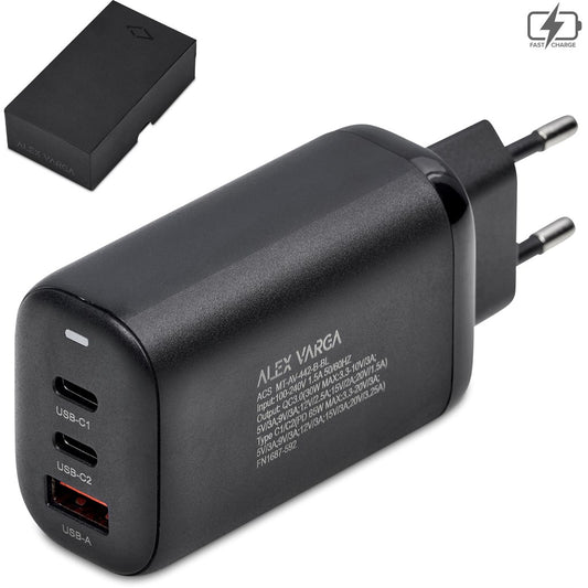 Alex Varga Alfonta Quick Charge 3.0 & Power Delivery 65W Wall Charger