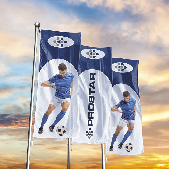 Corporate Flag Single Sided Digital - STD