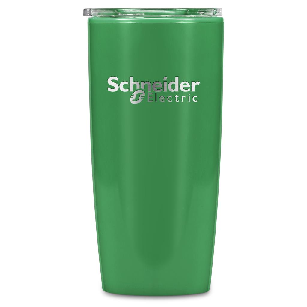 Altitude Daytona Plastic 2-in-1 Double-Wall Tumbler & Straw - 600ml - GREEN