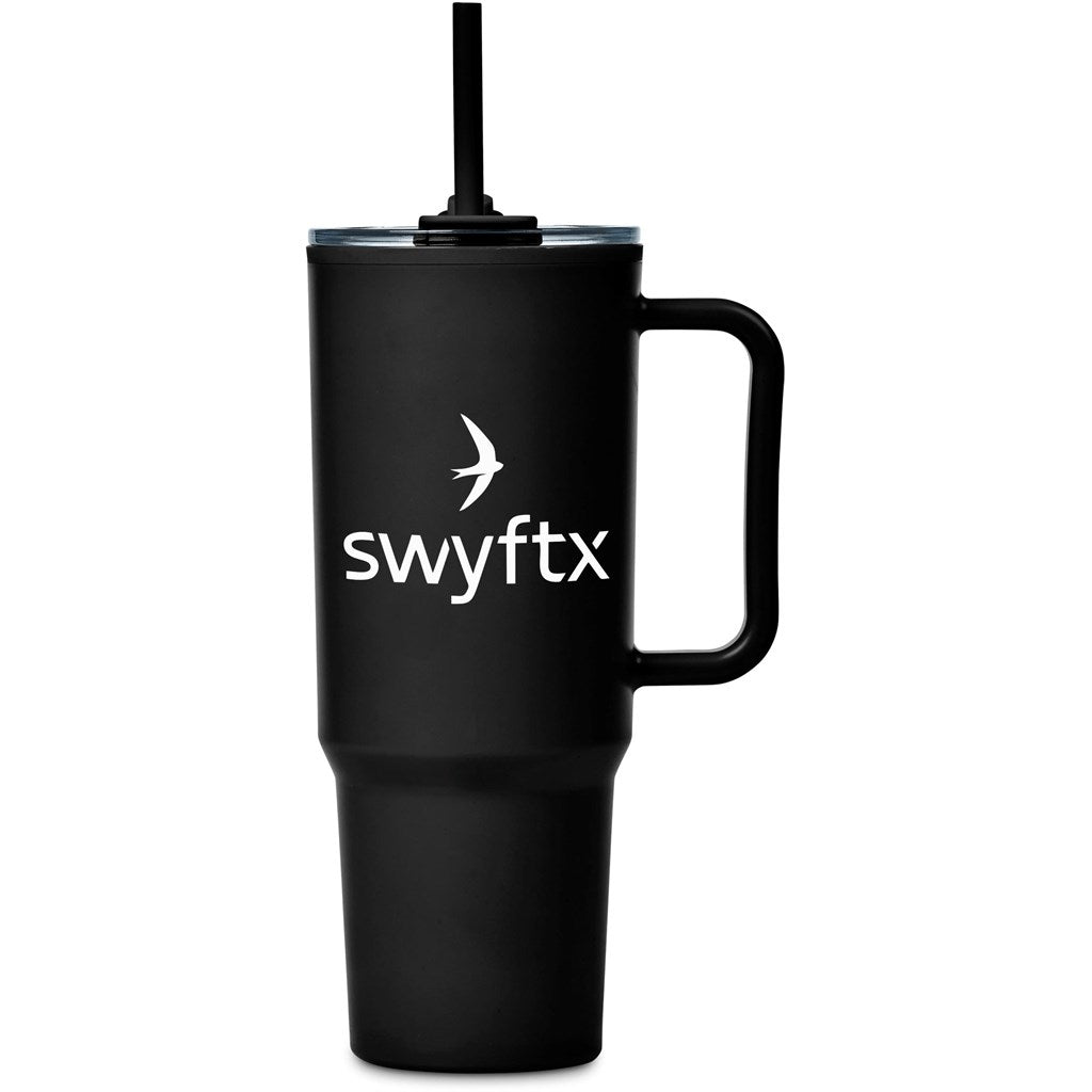 Altitude Texas Plastic Double-Wall Mug – 1.2 Litre - BLACK