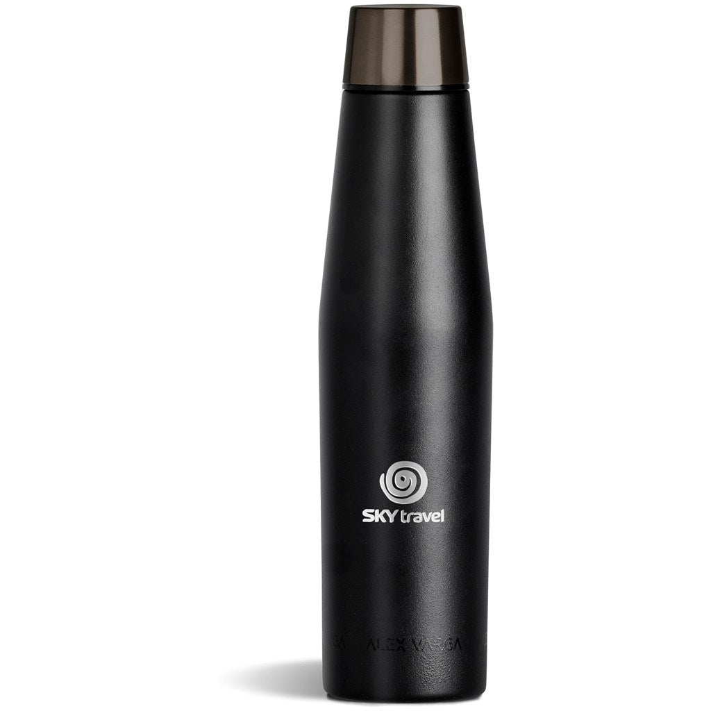 Alex Varga Onassis Stainless Steel Vacuum Water Bottle - 500ml - GUN METAL