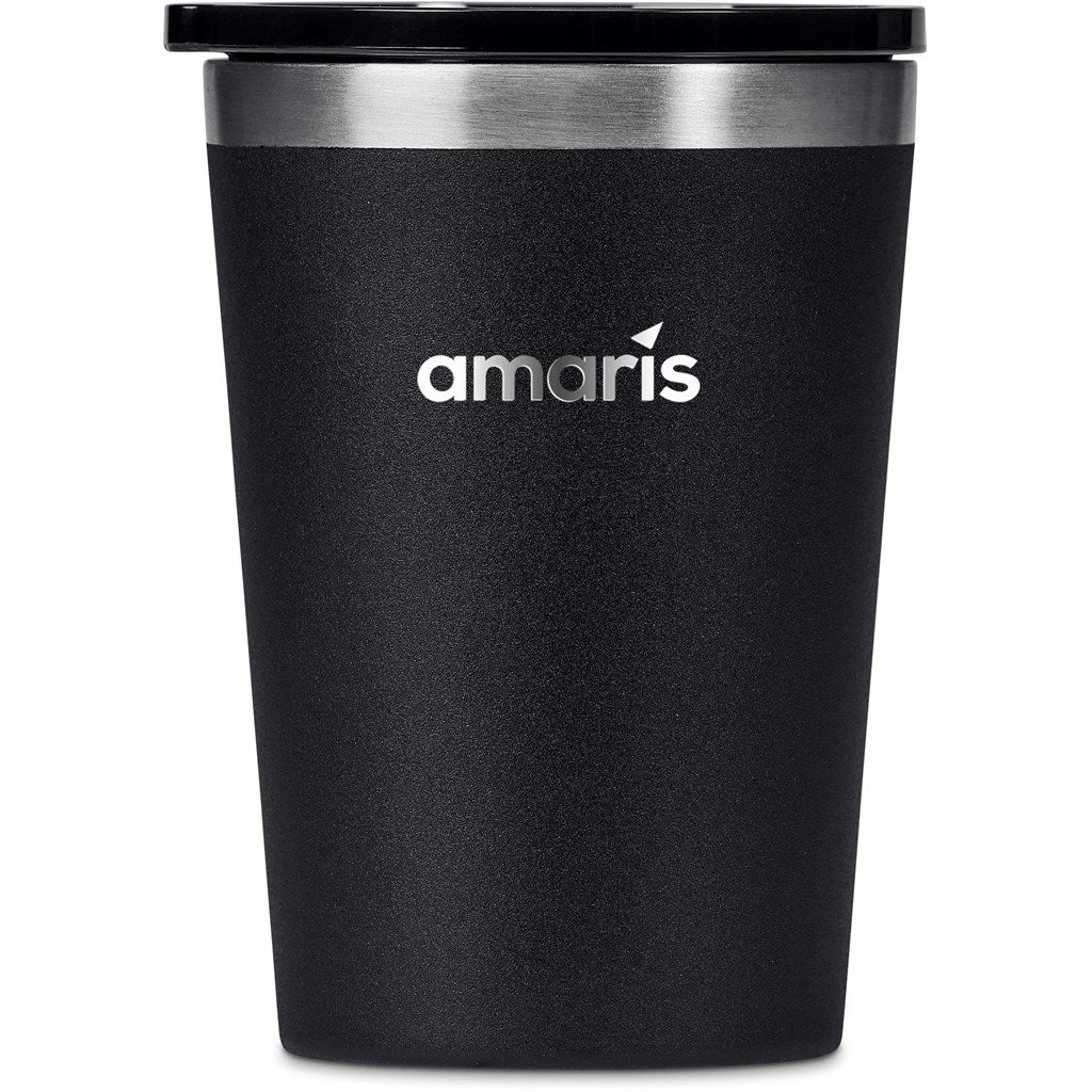 Alex Varga Figo Stainless Steel Vacuum Tumbler – 370ml - BLACK