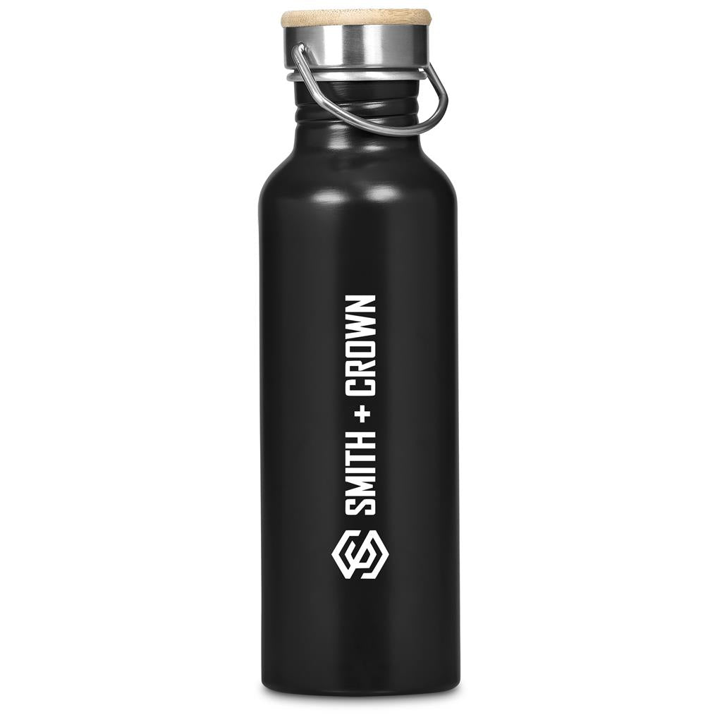 Kooshty Tugela Recycled Aluminium Water Bottle - 750ml - BLACK