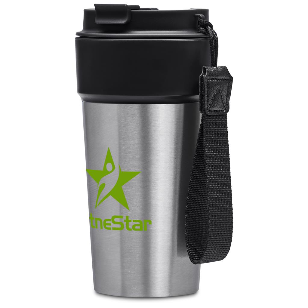 Kooshty Amigo Stainless Steel & Plastic Double-Wall Tumbler - 500ml - BLACK