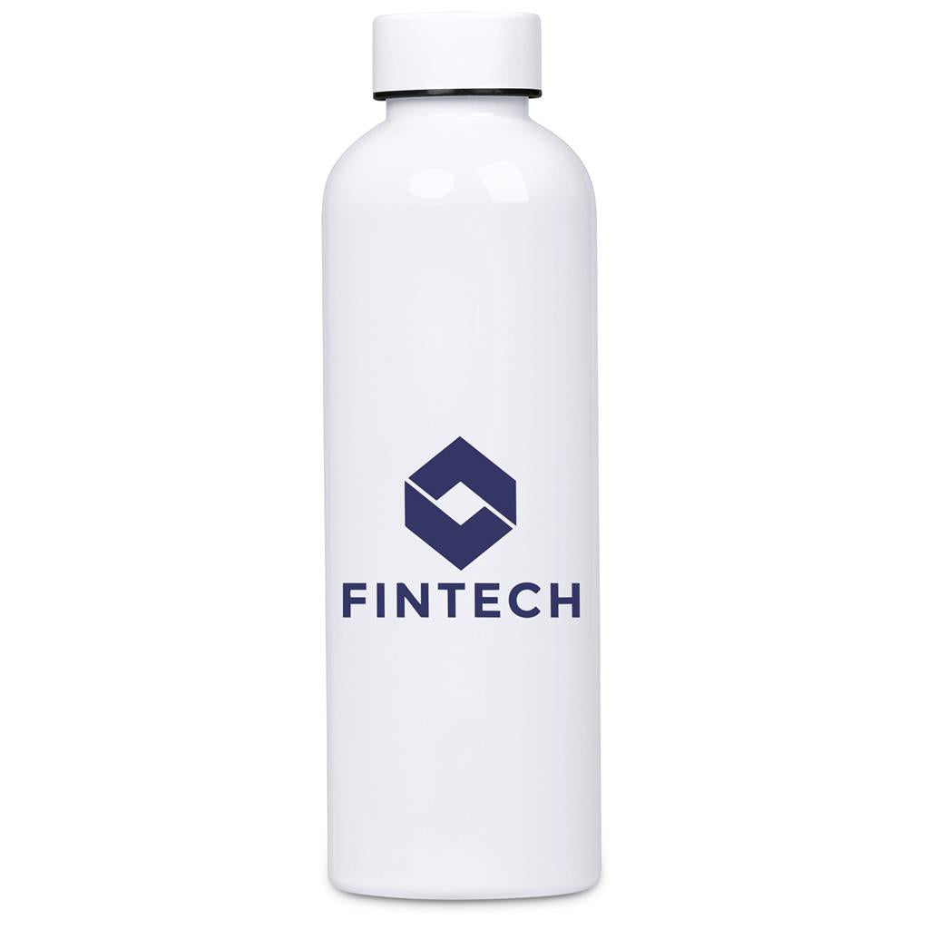 Kooshty Calabrio Recycled PET Water Bottle - 680ml - SOLID WHITE