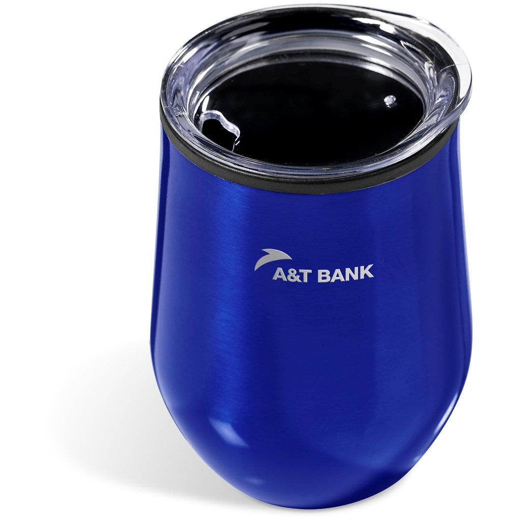 Serendipio Madison Stainless Steel & Plastic Double-Wall Tumbler - 350ml - BLUE