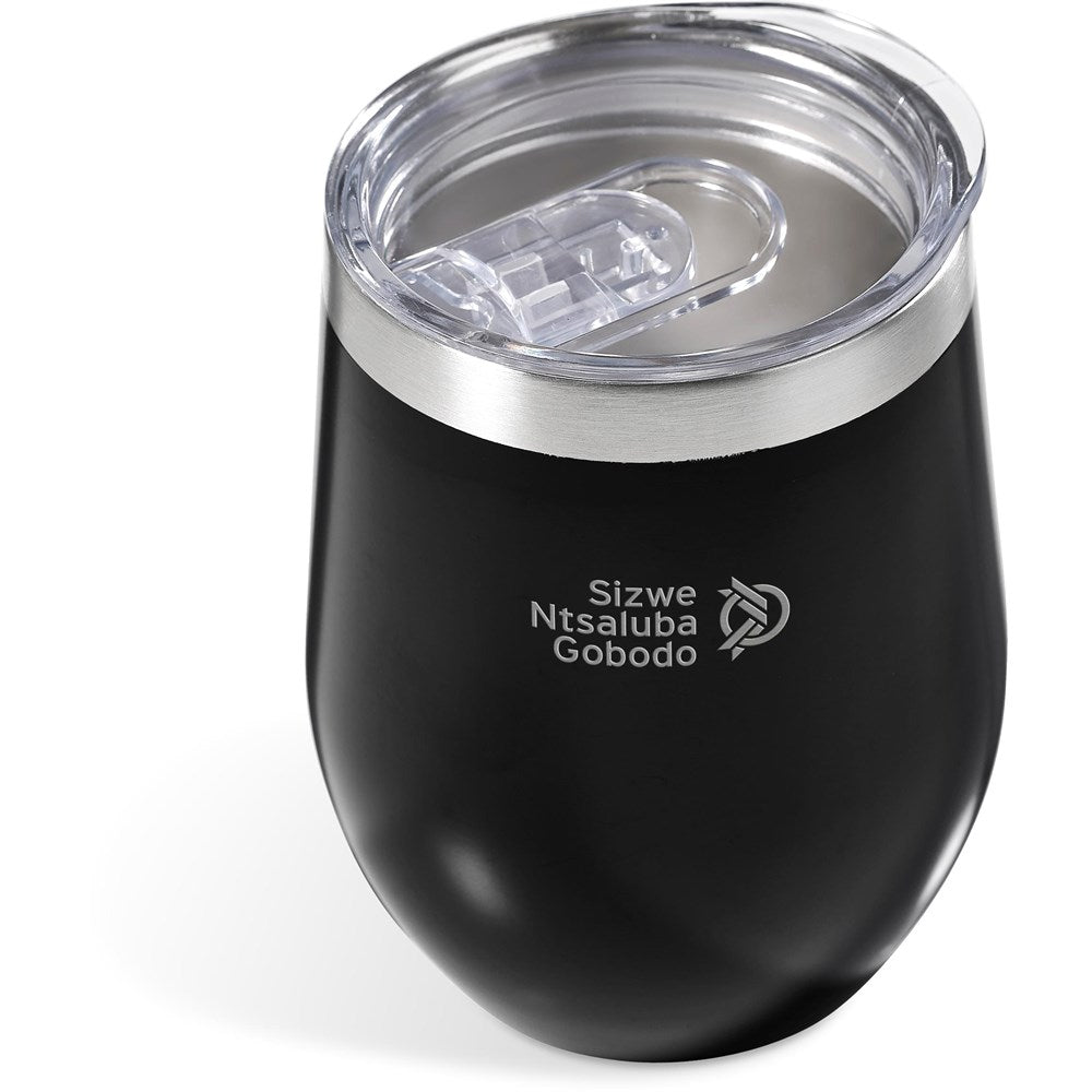 Serendipio Sheridan Stainless Steel Vacuum Tumbler - 300ml - BLACK